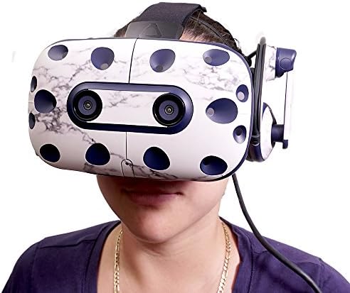 עור אדיסקינס תואם אוזניות HTC Vive Pro VR - מלט ירוק | כיסוי עטיפת מדבקות ויניל מגן, עמיד וייחודי ויניל
